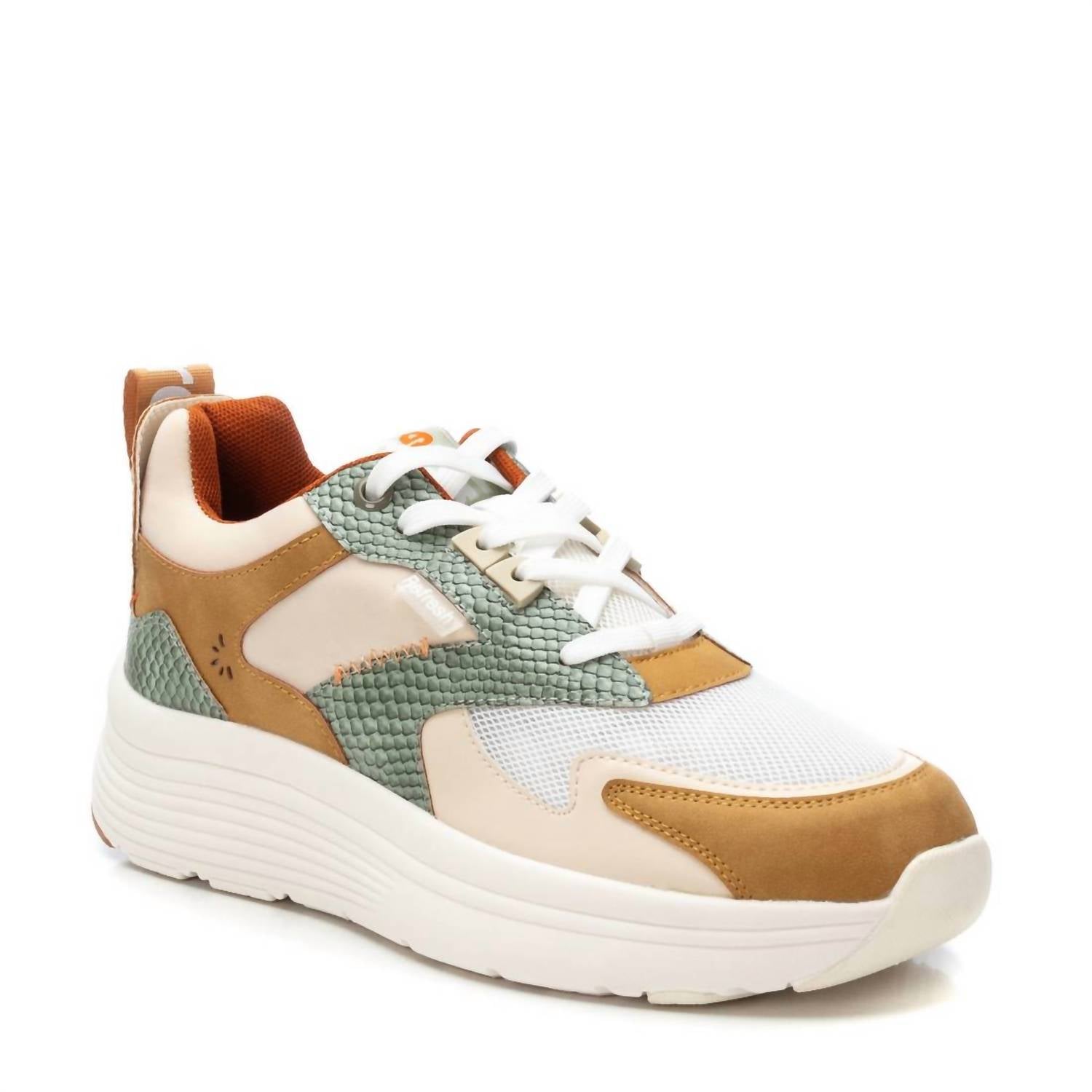 REFRESH Women's Casual Trainers Sneaker in beige - women's shoe