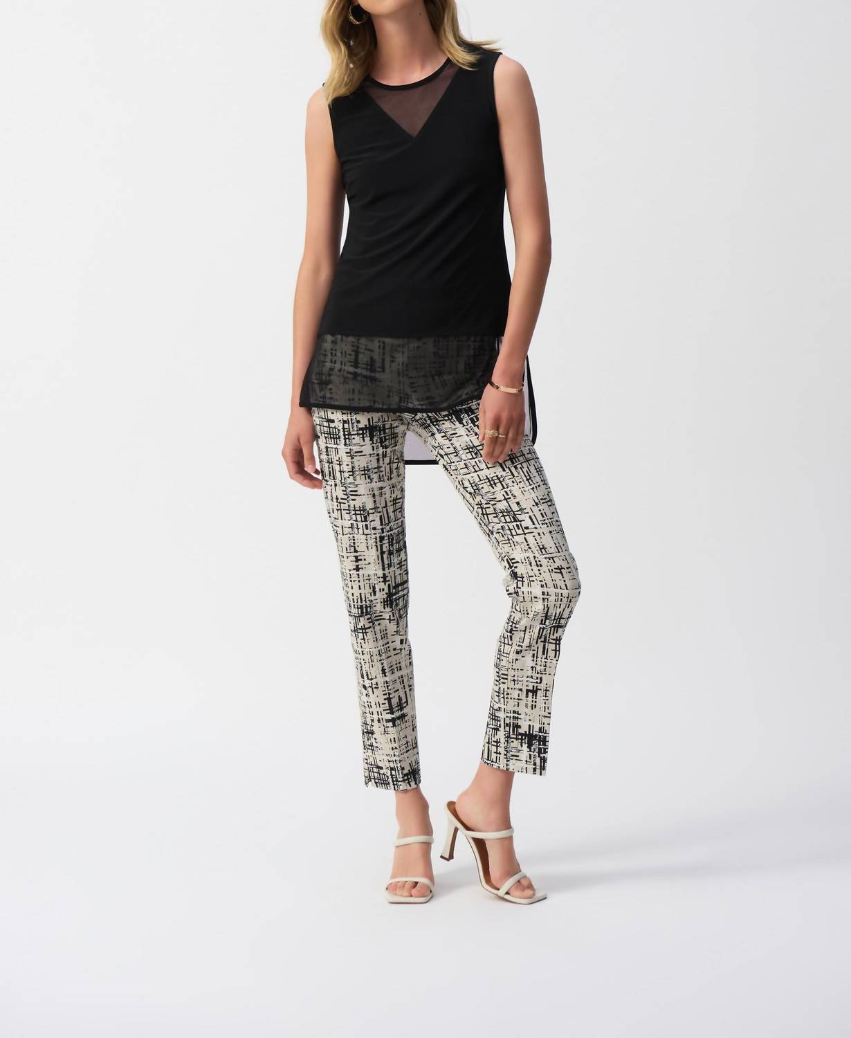 Joseph Ribkoff - Millennium Abstract Print Slim Pants
