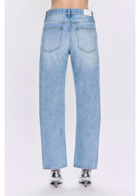 Pistola - Lexi Mid Rise Bowed Straight Jeans