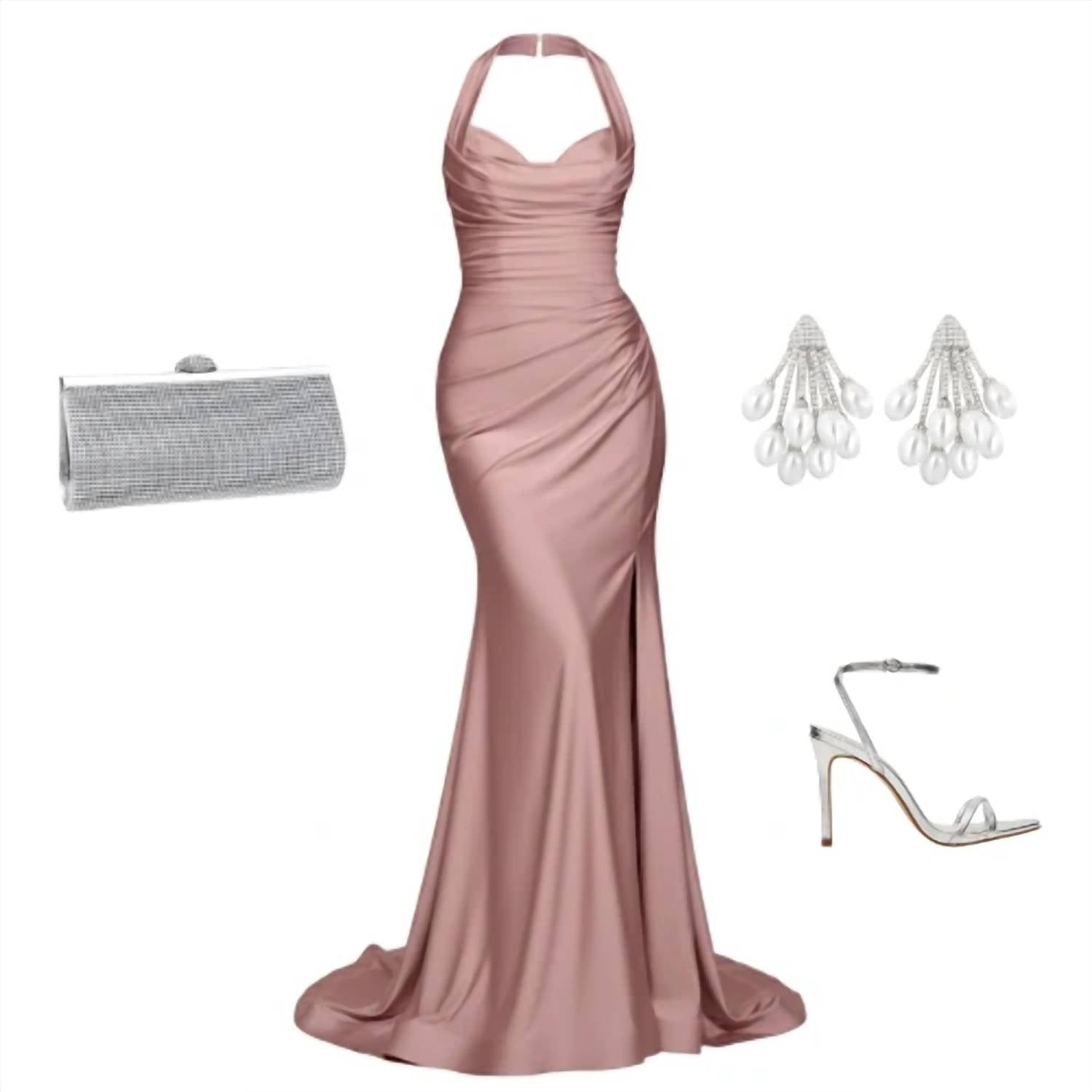 Ever After Bridal Atlanta - Women's Allure Elegant Satin Evening Gown