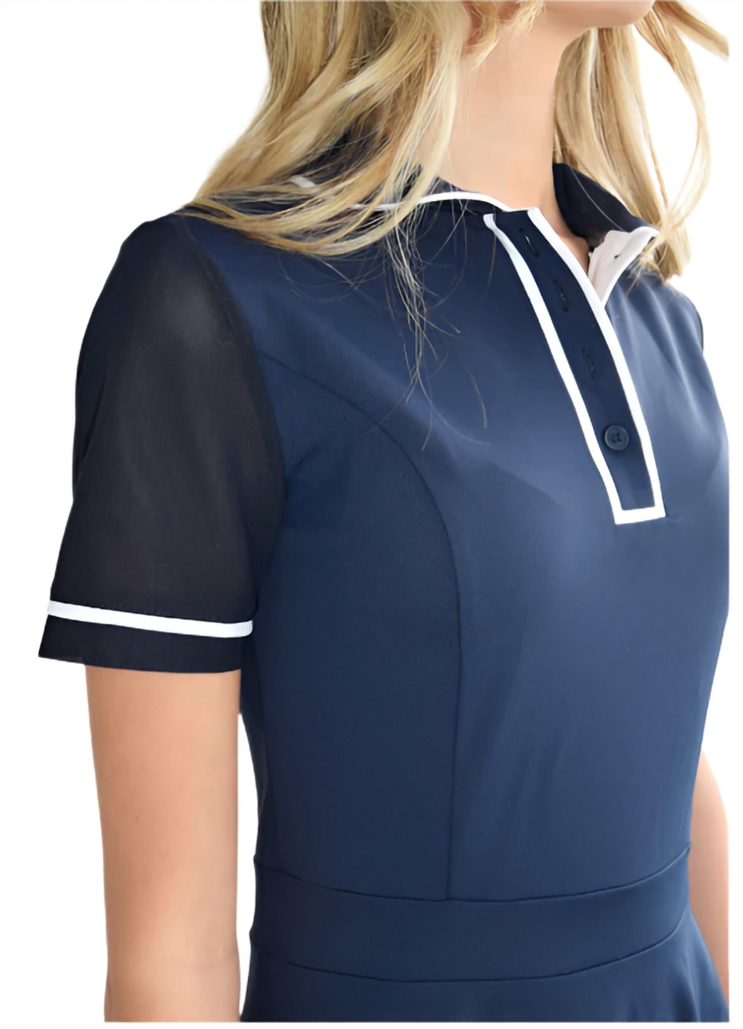Never A Wallflower - Henley Button Dress