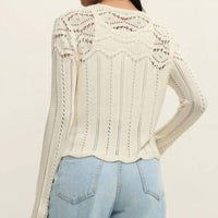 Z Supply - Alycia Crochet Sweater Cardigan