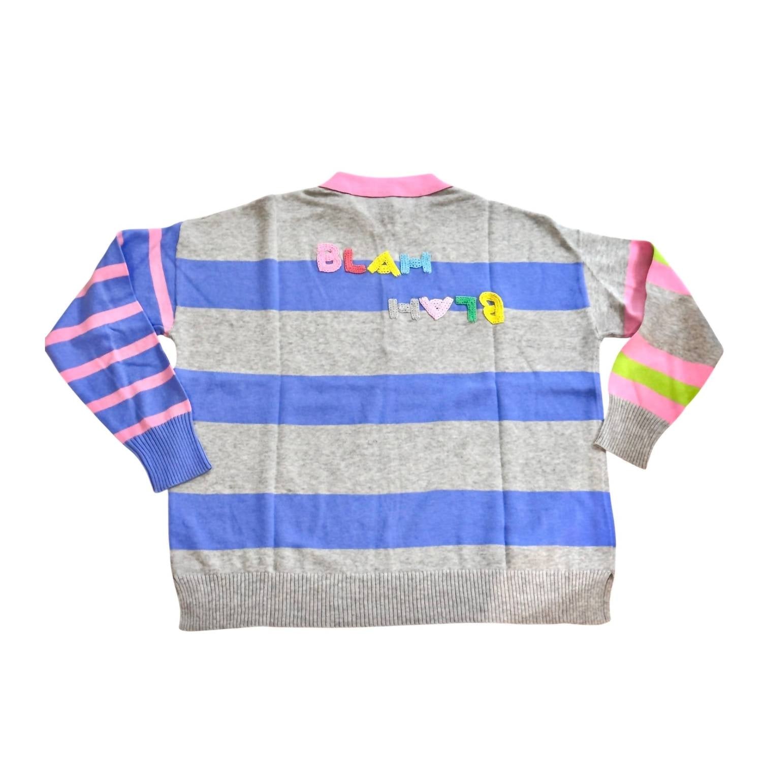 Zaket & Plover - Blah Blah Rugby Sweater