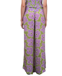 Shine - Flower Silk Pants