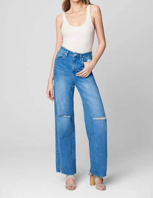 Blanknyc - the franklin ribcage wide leg straight jeans