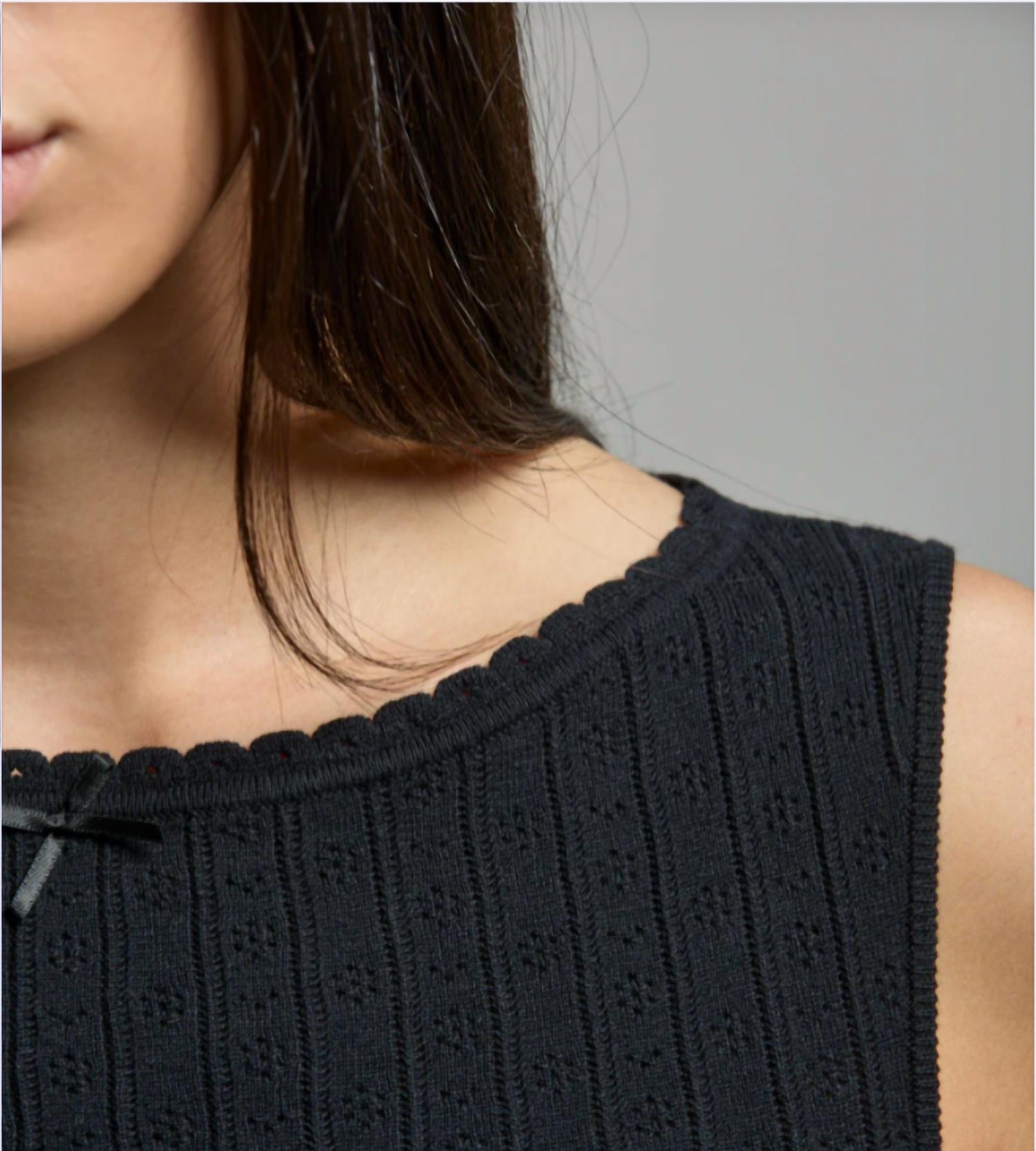 Asher - Paisley Pointelle Muscle Tank
