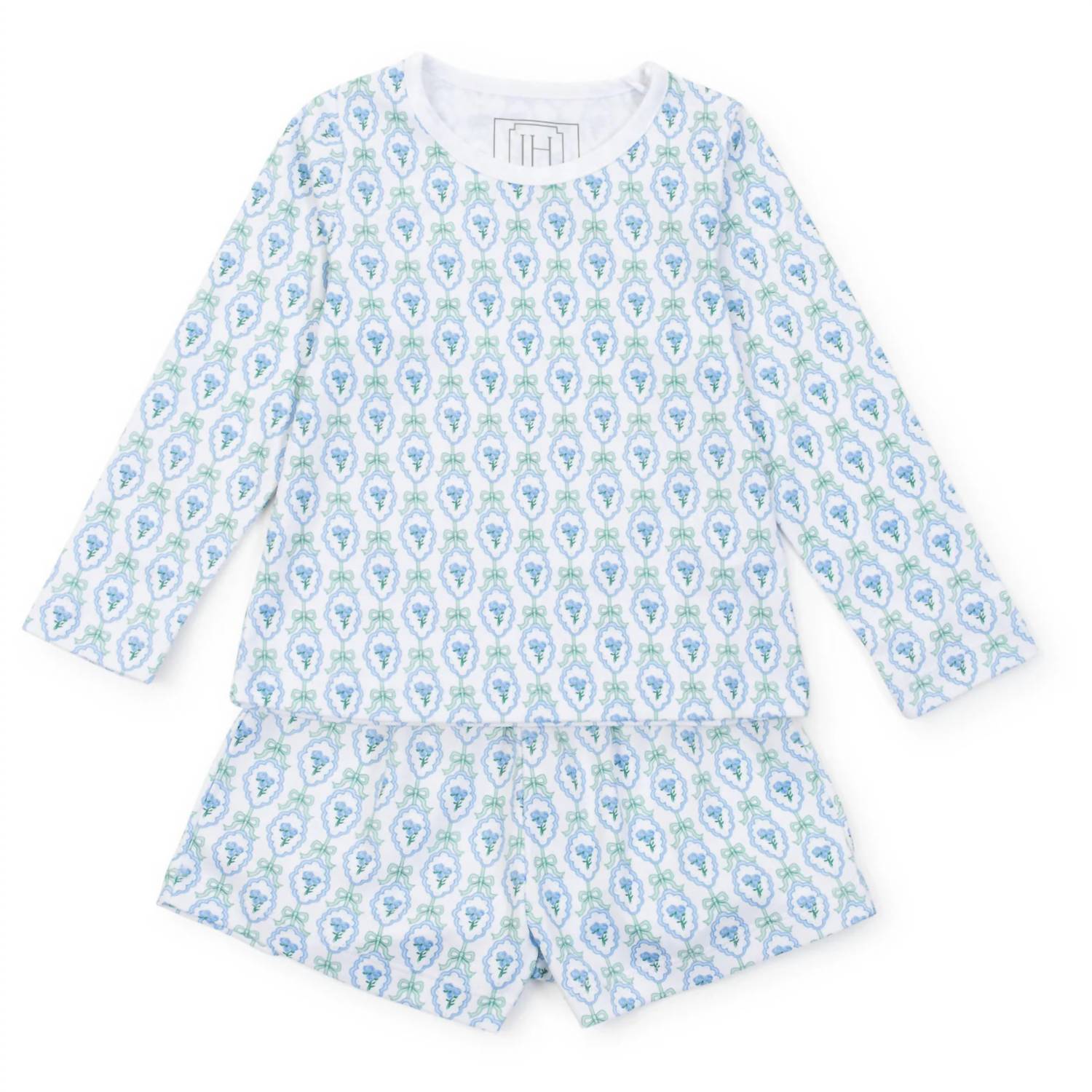 lila + hayes Girls Sophie Short Set in hampton blooms - item