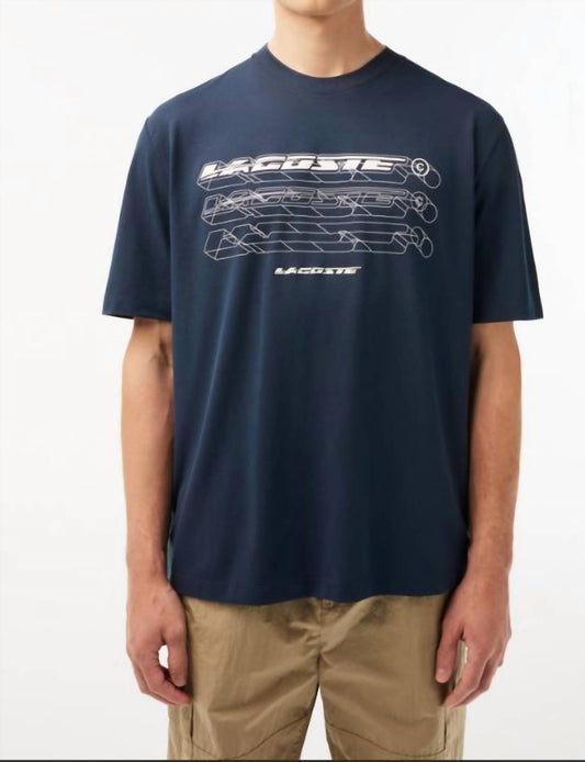 Lacoste - Loose Fit Organic Cotton Piqué Tee Shirt