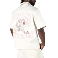 Smoke Rise - Boxy Tapestry Short Sleeve Buttoned Down Set