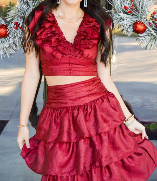 Tcec - Ruffled Romance Top