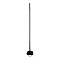 Saint Laurent - Women's Patent Leather Heart Keyring Necklace