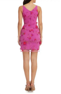 Dress The Population - Tatum Floral Applique Dress