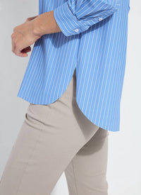 Lysse - 3/4 Sleeve Cropped Schiffler Shirt