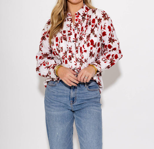 Ivy Jane - Tuxedo Gauze Top