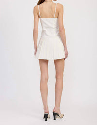 Emory Park - Spaghetti Strap Pleated Mini Dress