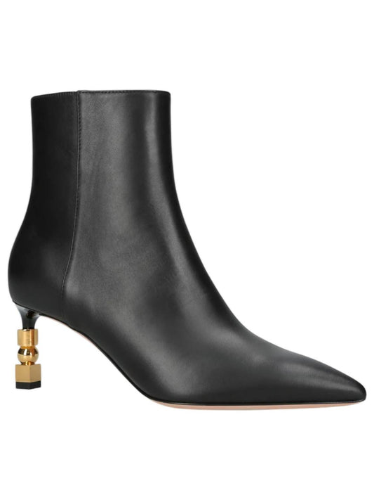 Bally - Women's Helena Bead Embellished Leather Ankle Boots