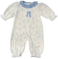 Luigi Kids - Kid's Crochet Bow Long Romper