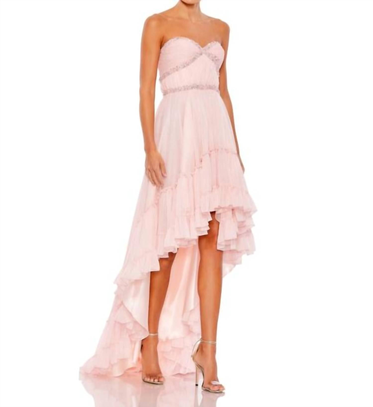 Mac Duggal - Strapless High Low Gown