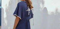 M.A.B.E. - Vela Embroidered Kaftan Dress