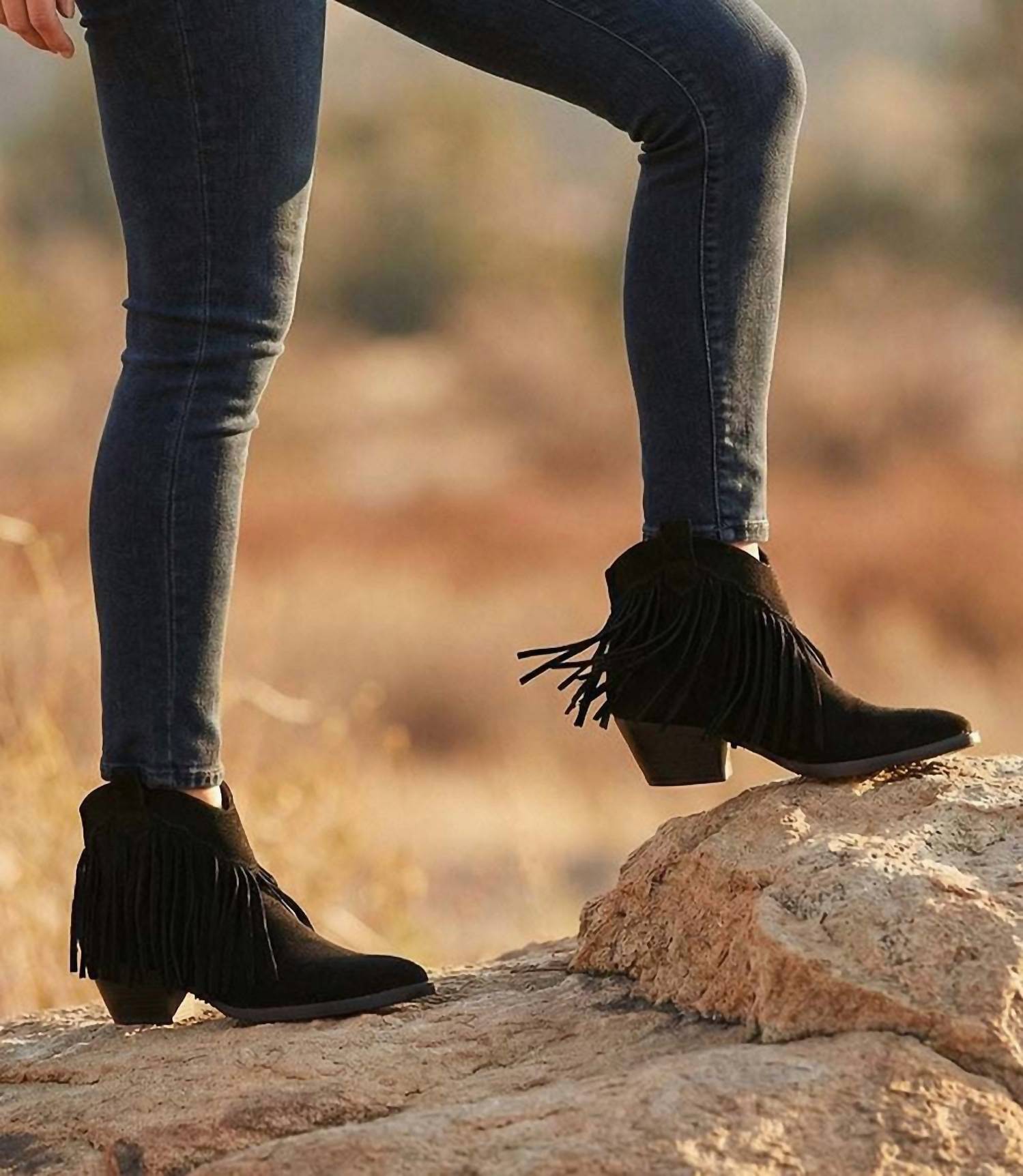 Seychelles - Women's Easy Come Easy Go Fringe Booties