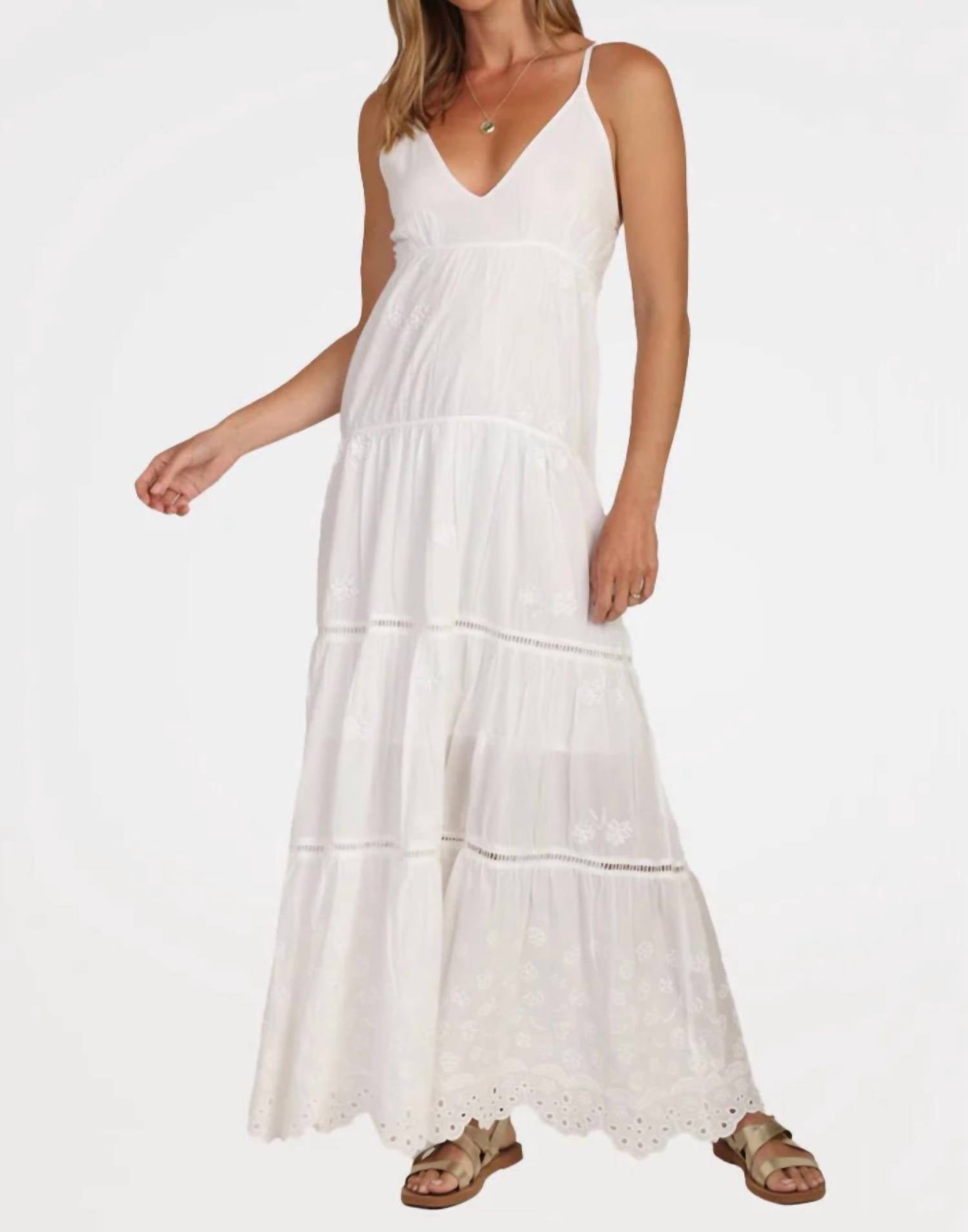 Dylan By True Grit - Embroidered Dress