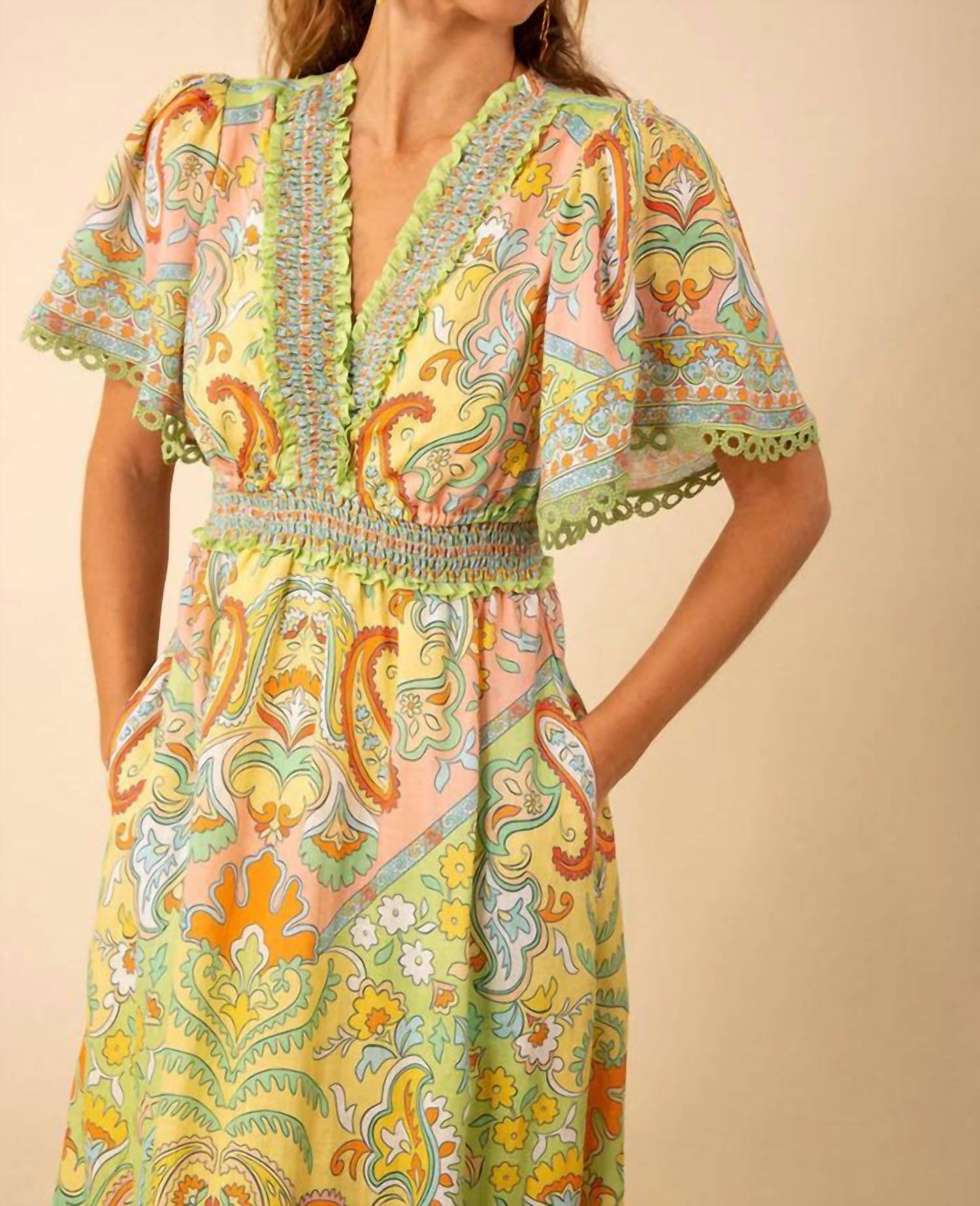 Hale Bob - Elsie Linen Maxi Dress
