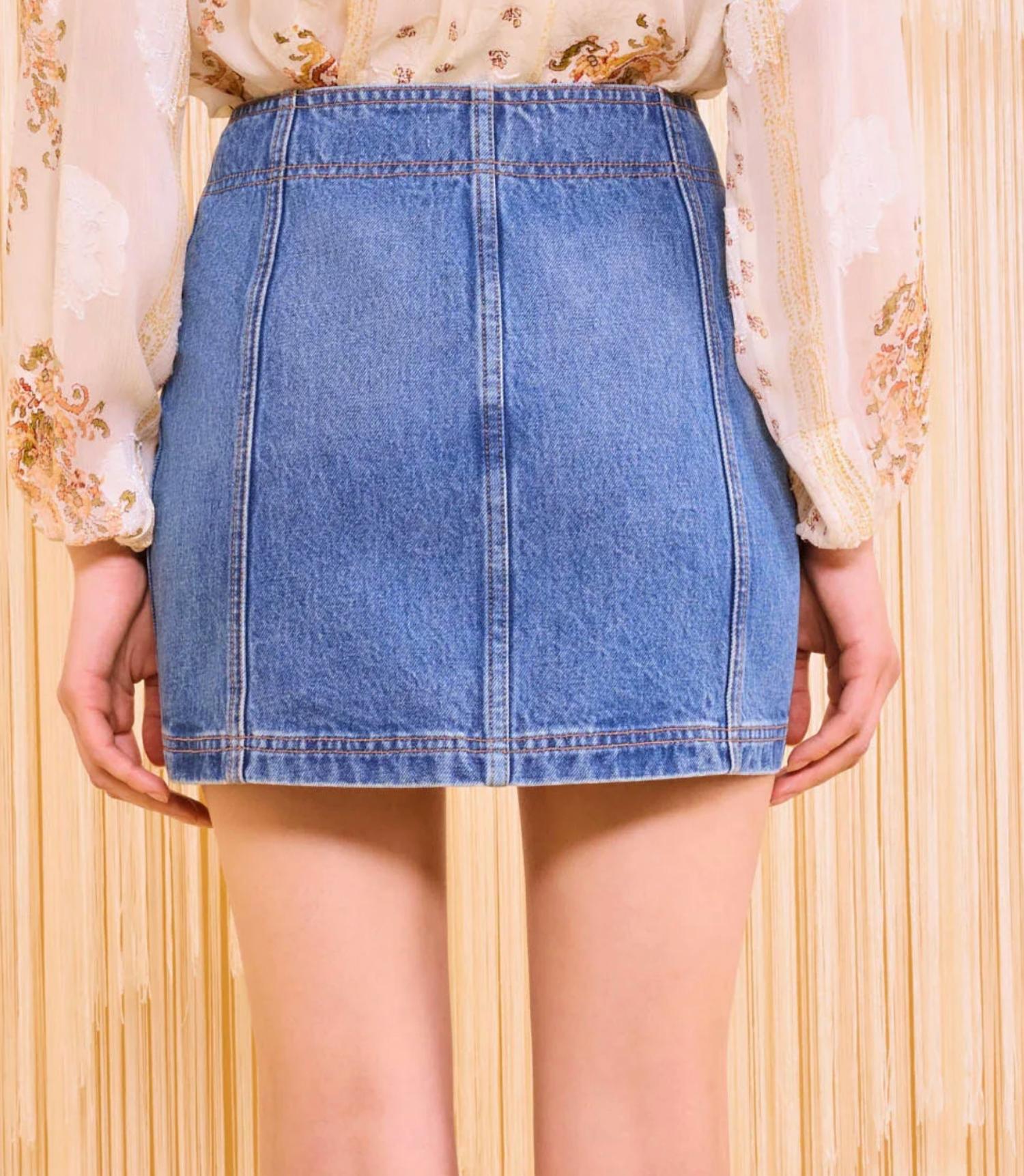 Ulla Johnson - Clara Mini Denim Skirt
