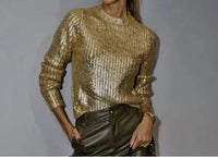 Sundayup - Ribbed Long Sleeve Sweater