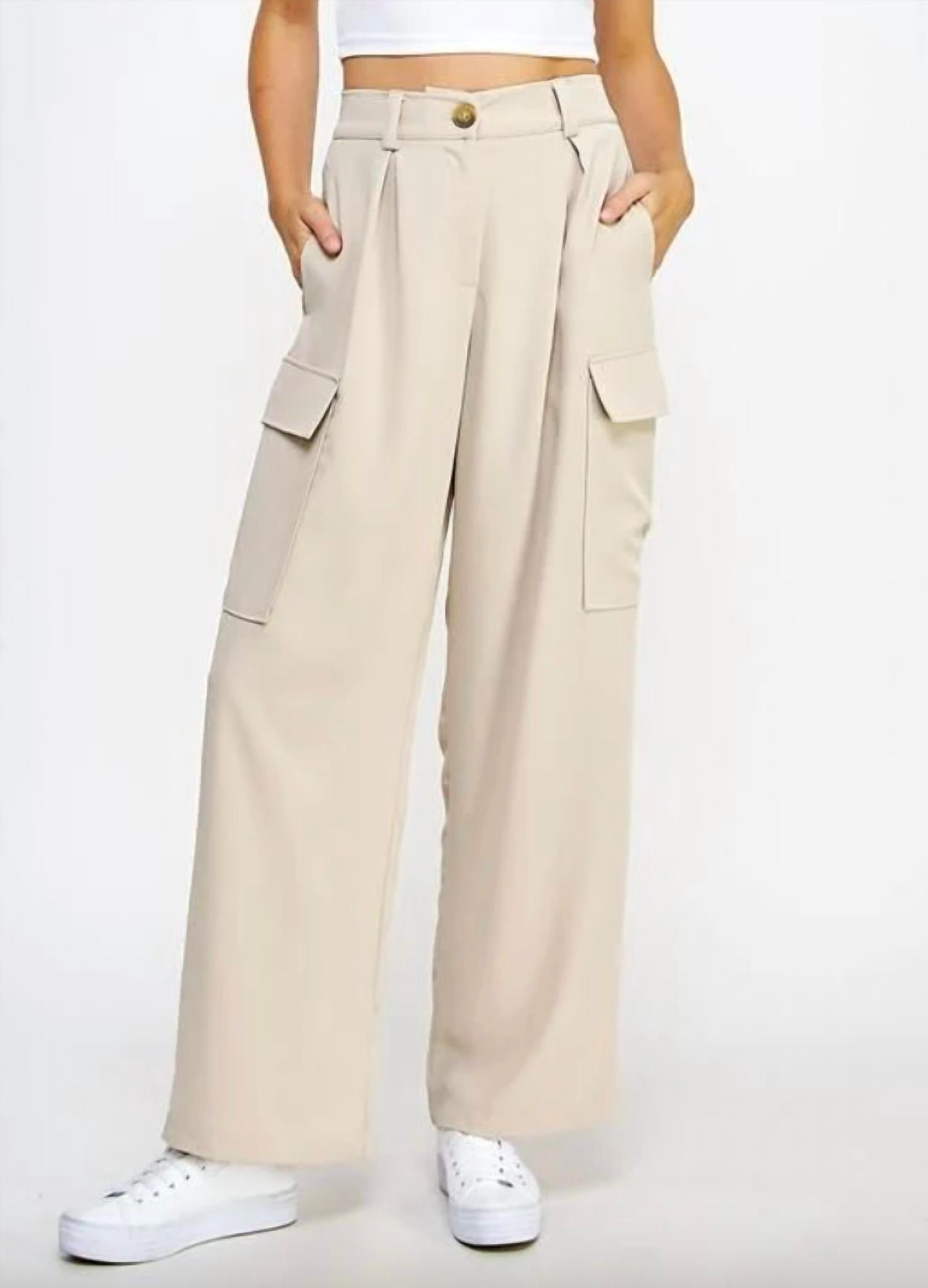 Moda Borboleta - Wide Leg Cargo Pant