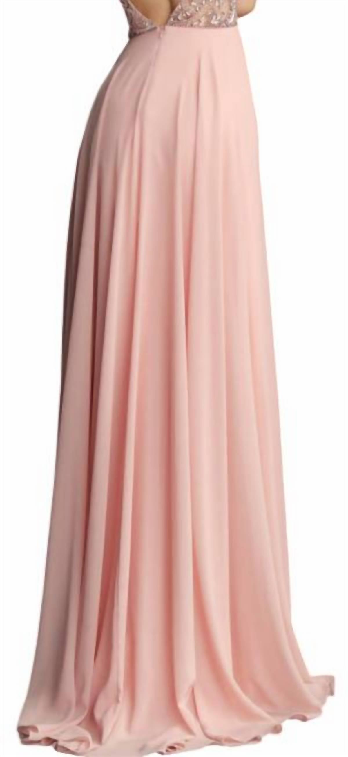 Jovani - Sleeveless Chiffon Prom Dress