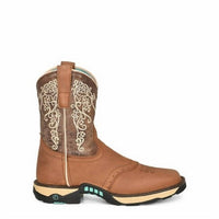 Corral - Women's Leather Square Toe Pull On Western Boots
