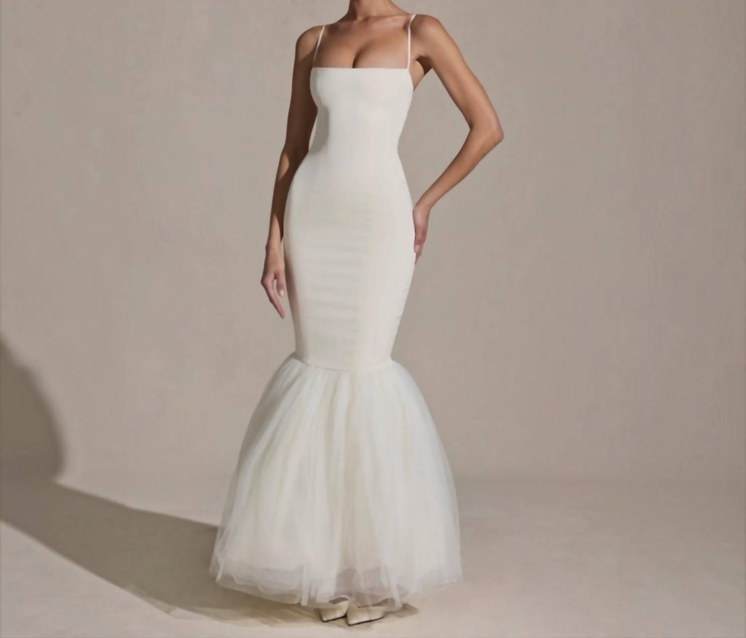 Oh Polly - Adelpha Tulle Hemfishtail Gown