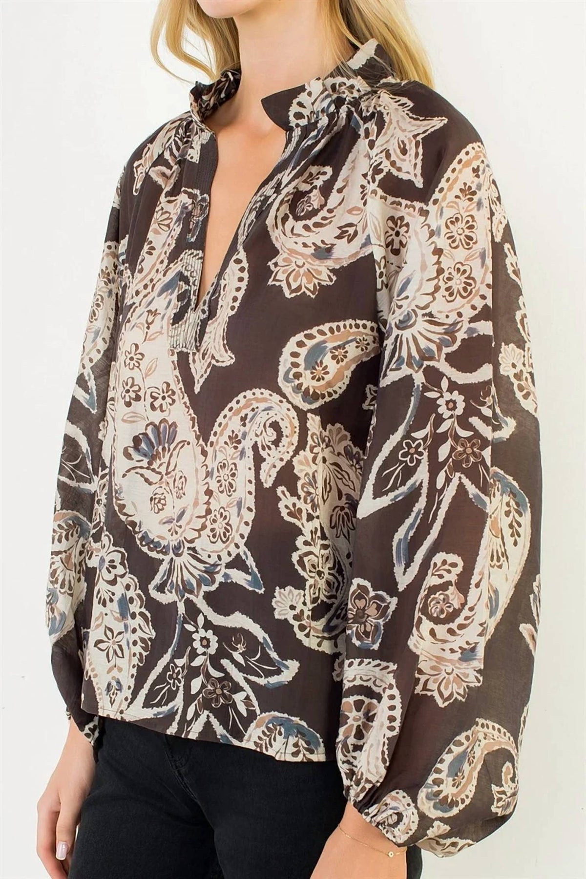 Thml - Silky Paisley Top