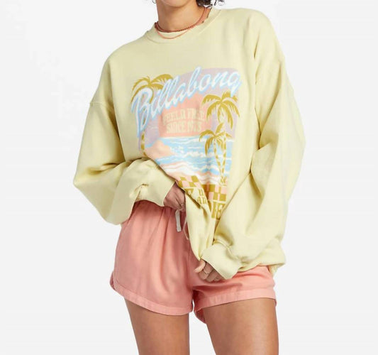 Billabong - Ride In Oversized Crew Sweatshirt