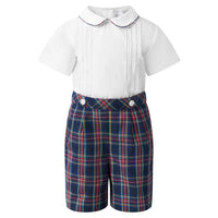 Rachel Riley - Tartan Shirt And Short Set