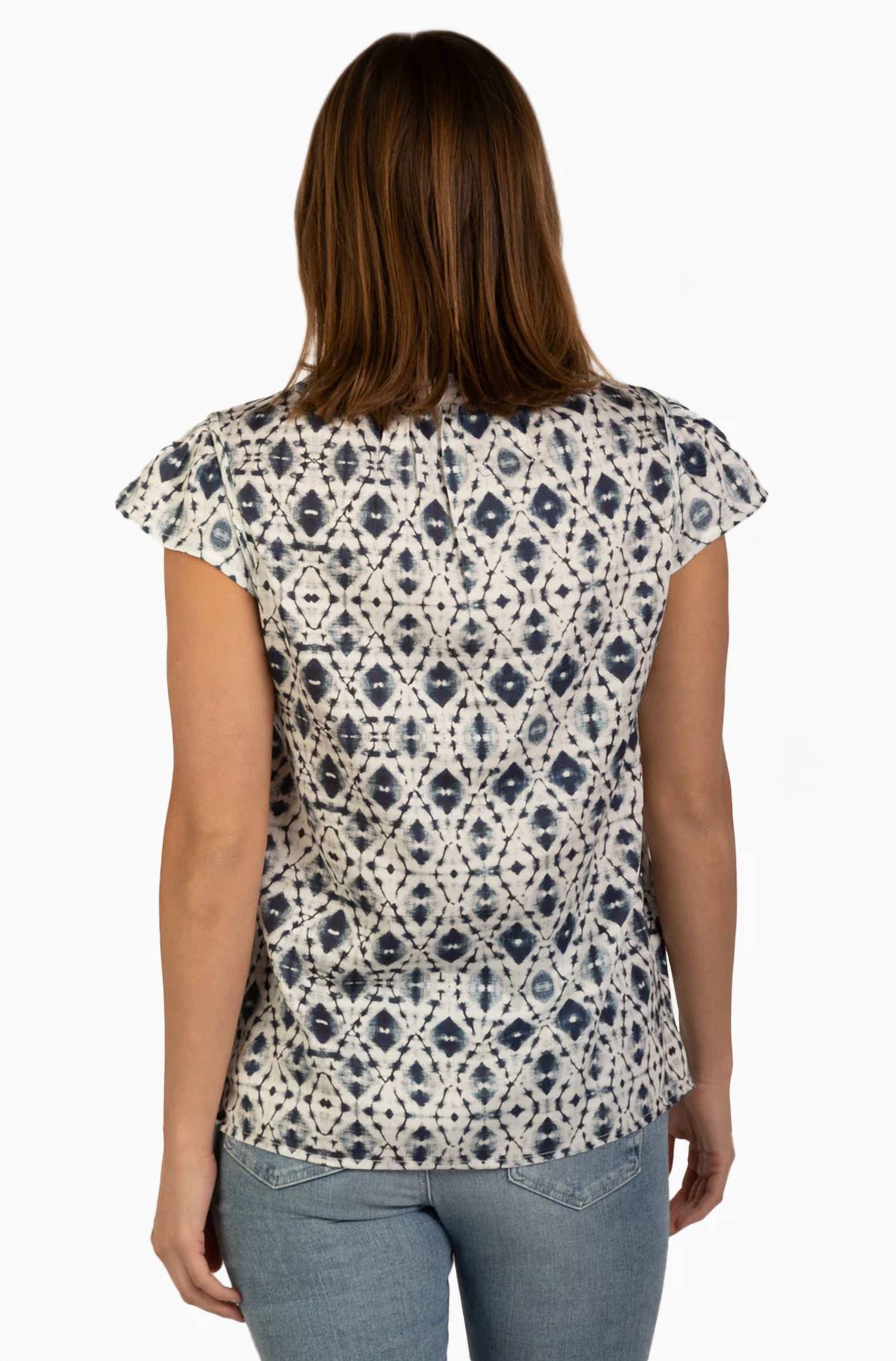 Dylan - Riley Blouse With Stitch Details