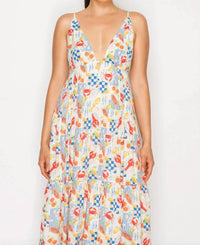 Meet Me In Santorini - Women's Mykonos Market Maxi Dress