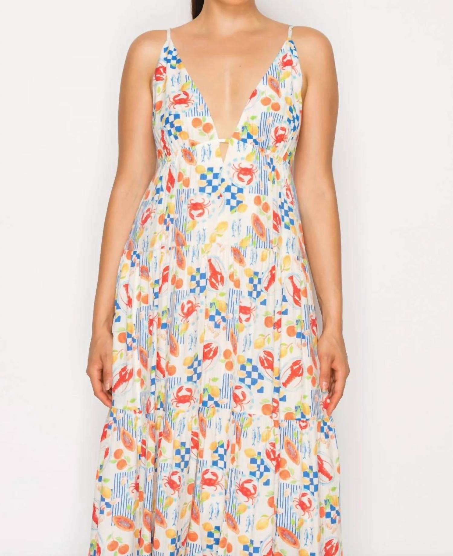 Meet Me In Santorini - Women's Mykonos Market Maxi Dress
