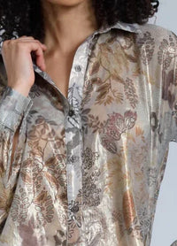 Lola & Sophie - Long Sleeve Foil Top