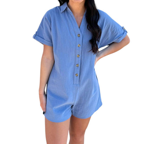 Kori - BUTTON DOWN SHIRTS ROMPER