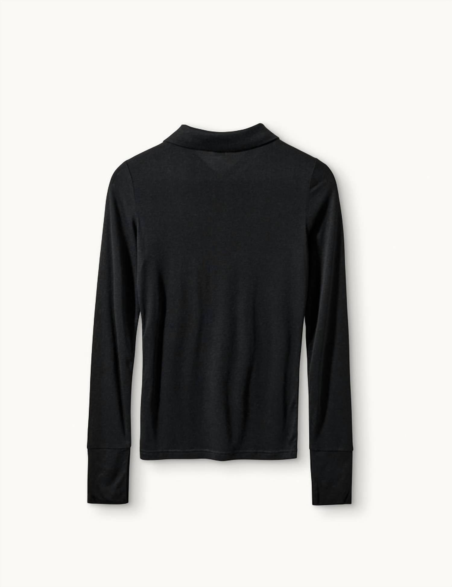 The Garment - Bree Long Sleeve Polo Tee