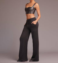 HEROINE SPORT Double Knit Plush Pants in black - women's pants - alternate view