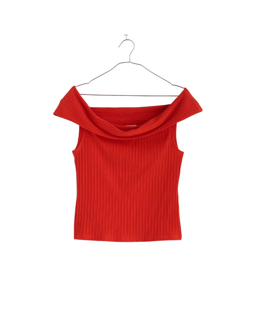 Madewell - Women’s Ribbed Off-the-Shoulder Crop Top