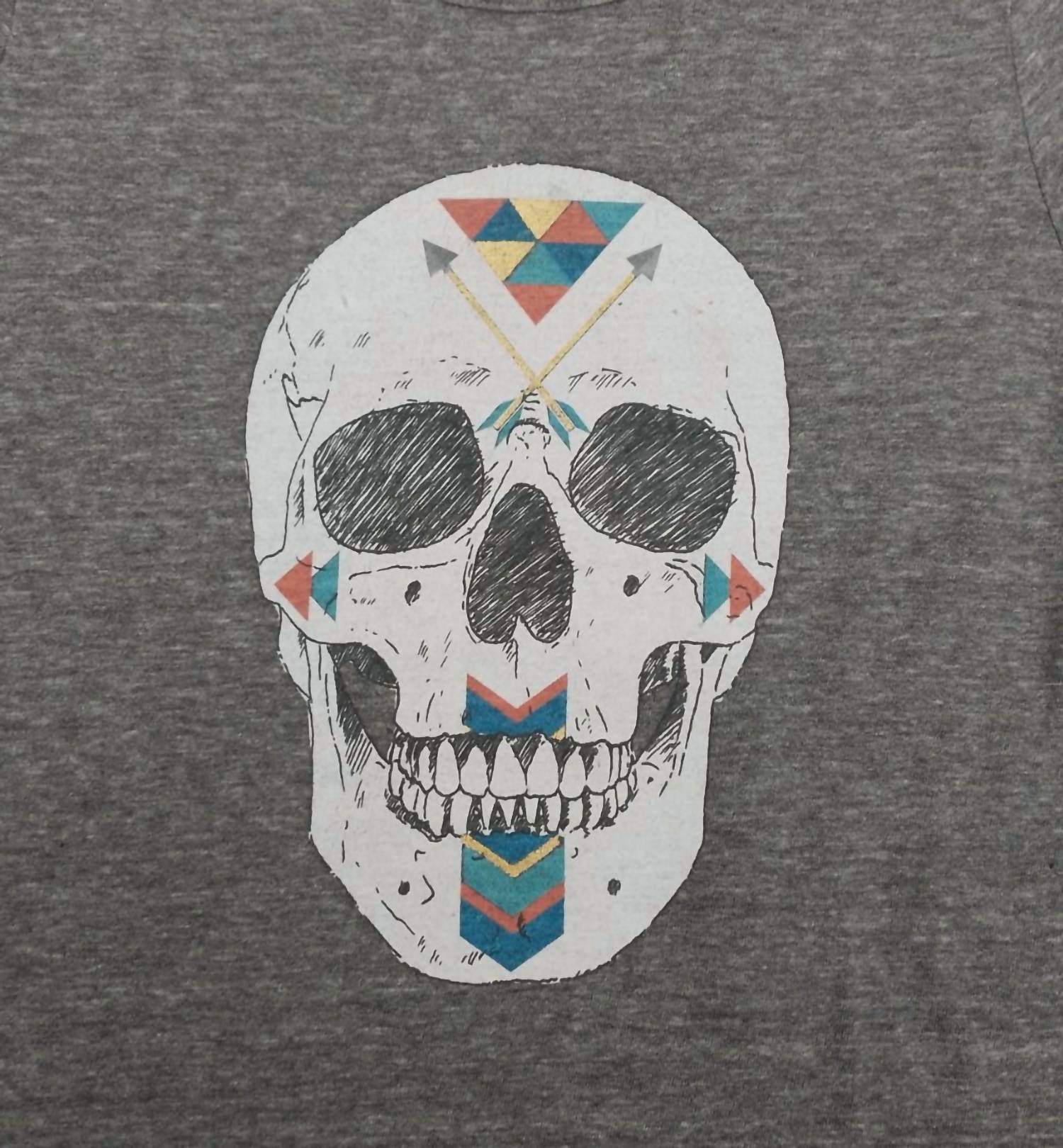 Chaser - Women's Aztec Skull Graphic Tee