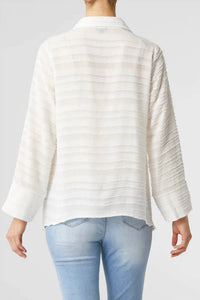 Coco + Carmen - Lee Frayed Stripe Chiffon Shirt