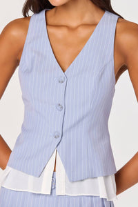 Astr - Nabiel Button Front Vest