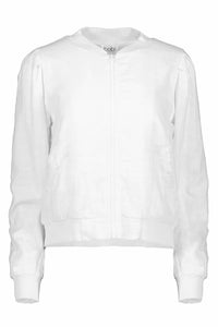 Bobi - Puff Sleeve Bomber Jacket