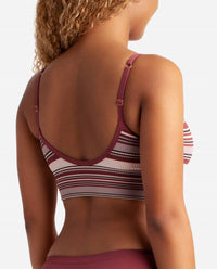 Danskin - 2-pack Stripped Seamless Lounge Bra