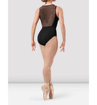 Bloch - Ladies Maya Lace Print Tank Leotard Bodysuit