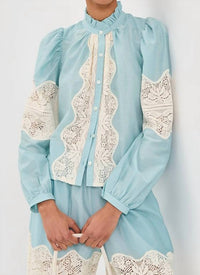 Alix Of Bohemia - Annabel Sky Prima Lace Shirt